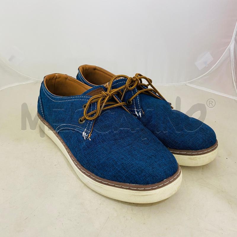 SCARPE UOMO SKECHERS BLU TELA  | Mercatino dell'Usato Lago patria - giugliano in c. 1