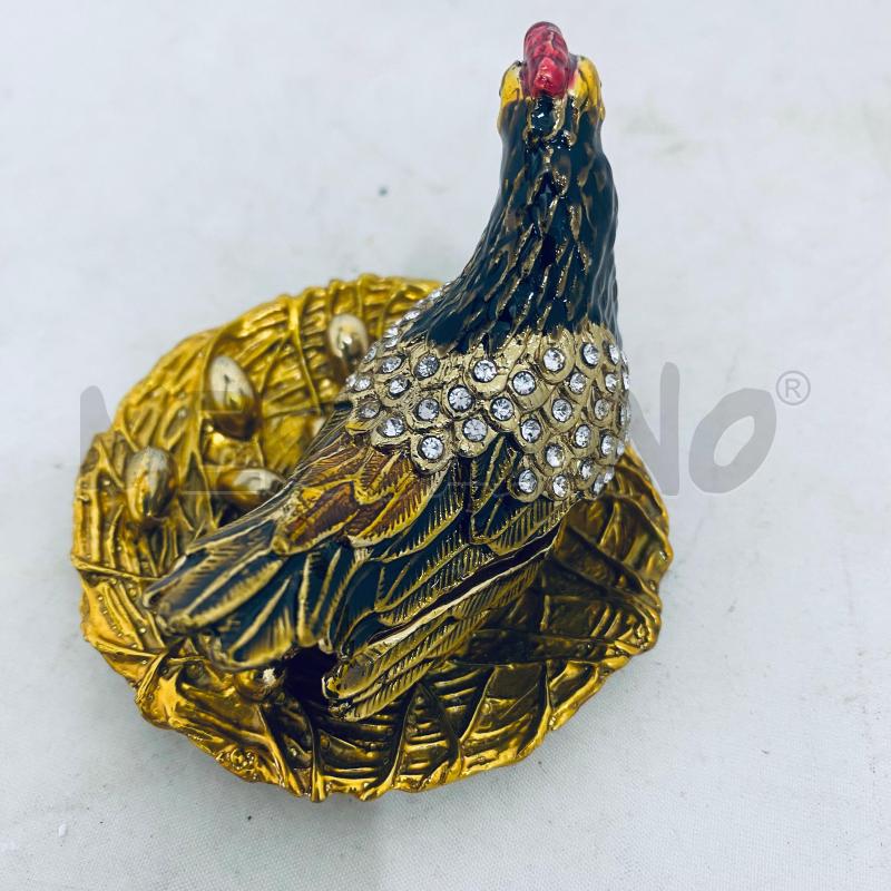 SCATOLA FORMA GALLINA DORATA  | Mercatino dell'Usato Lago patria - giugliano in c. 3