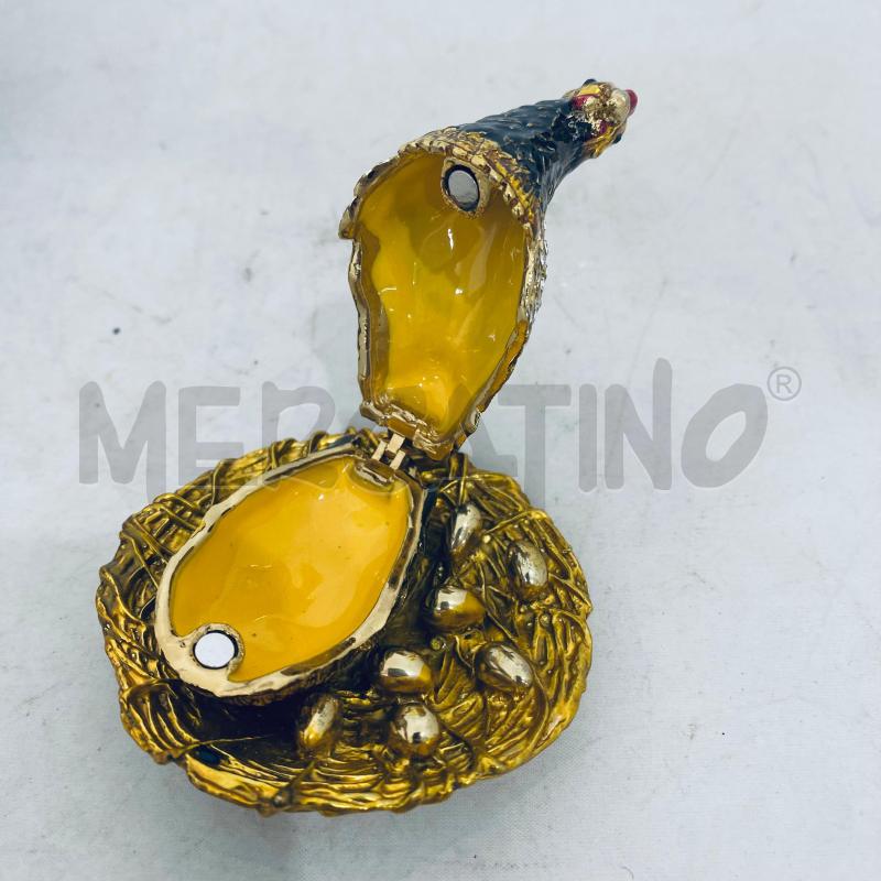 SCATOLA FORMA GALLINA DORATA  | Mercatino dell'Usato Lago patria - giugliano in c. 4