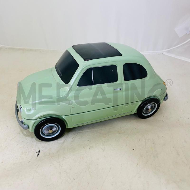 SCATOLA LATTA FIAT 500 VERDE ACQUA | Mercatino dell'Usato Lago patria - giugliano in c. 1