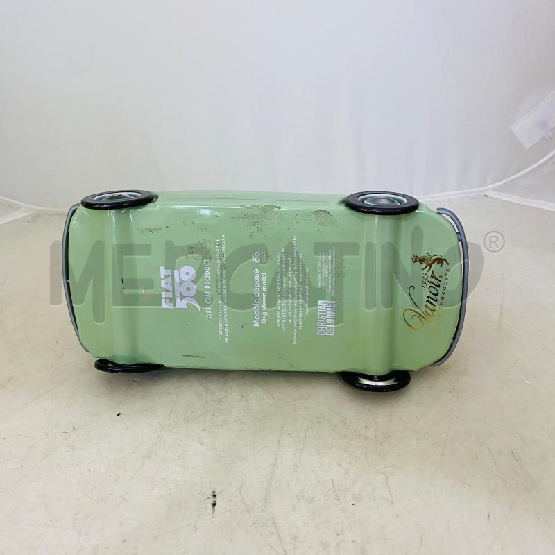 SCATOLA LATTA FIAT 500 VERDE ACQUA | Mercatino dell'Usato Lago patria - giugliano in c. 3
