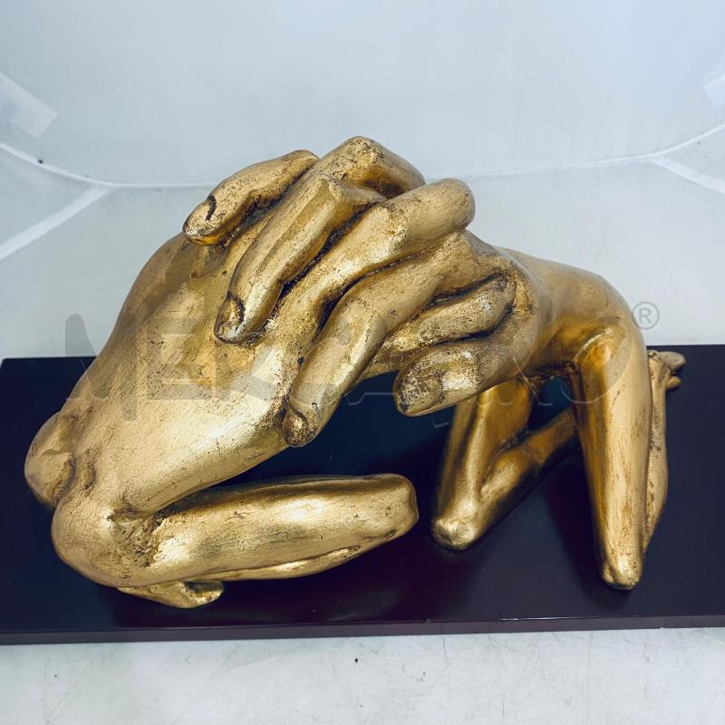 SCULTURA L'ABBRACCIO N2 DORATA | Mercatino dell'Usato Lago patria - giugliano in c. 2