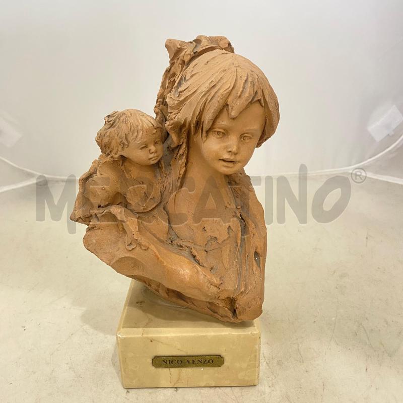 SCULTURA TERRACOTTA CERAMICA NICO VENZO | Mercatino dell'Usato Lago patria - giugliano in c. 1