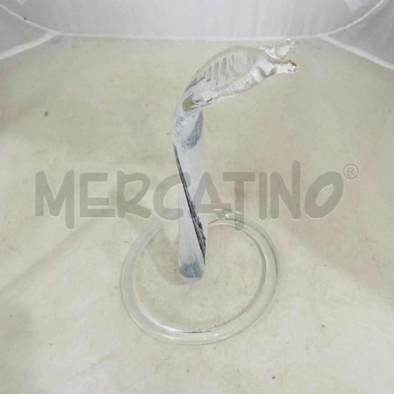 SCULTURA VETRO SERPENTE | Mercatino dell'Usato Lago patria - giugliano in c. 2