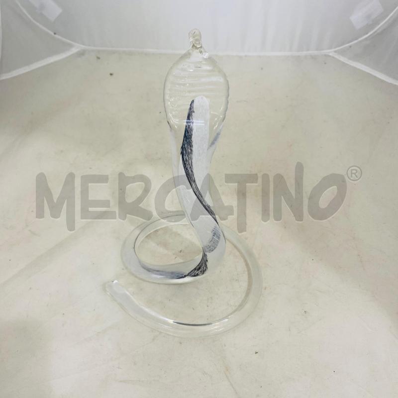 SCULTURA VETRO SERPENTE | Mercatino dell'Usato Lago patria - giugliano in c. 4
