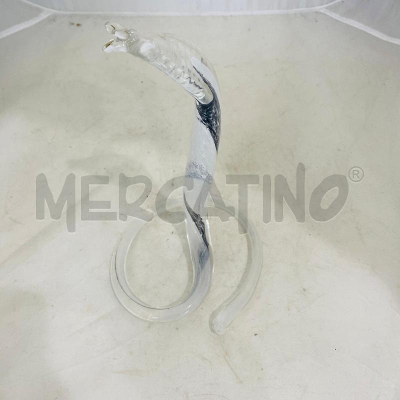 SCULTURA VETRO SERPENTE | Mercatino dell'Usato Lago patria - giugliano in c. 5