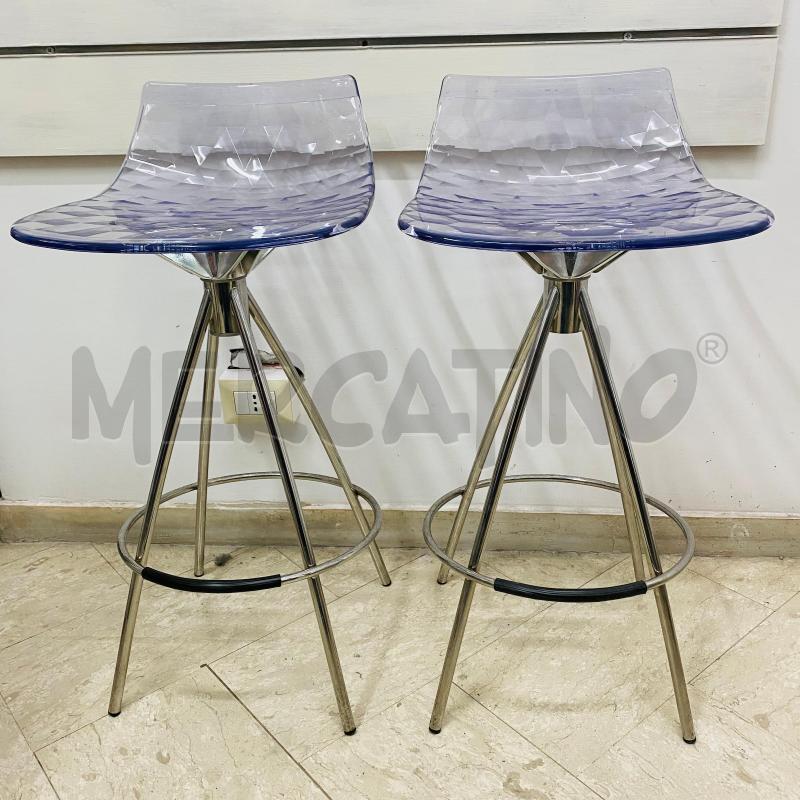 SGABELLO COPPIA CALLIGARIS ICE SCOCCA TRASPARENTE | Mercatino dell'Usato Lago patria - giugliano in c. 3
