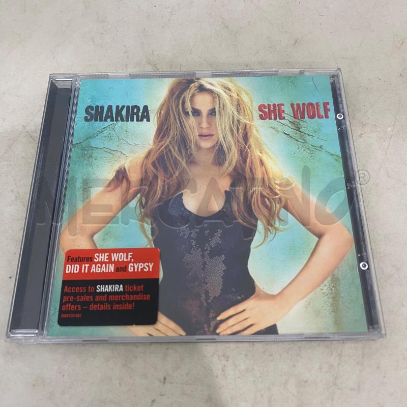 SHAKIRA - SHE WOLF | Mercatino dell'Usato Lago patria - giugliano in c. 1