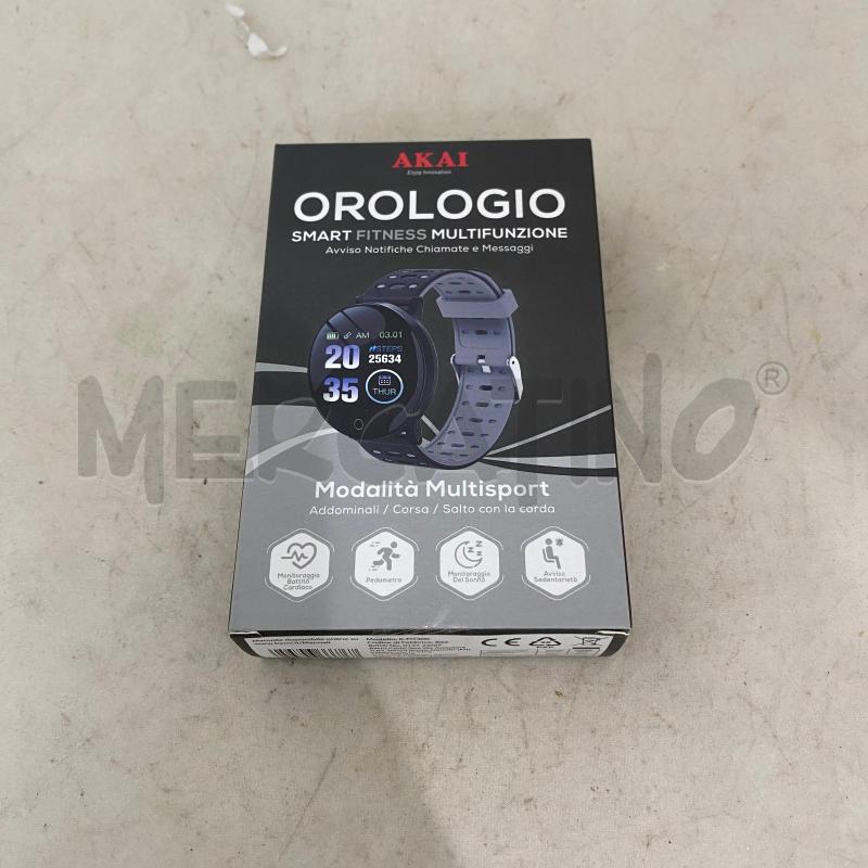 SMARTWATCH AKAI NERO | Mercatino dell'Usato Lago patria - giugliano in c. 1