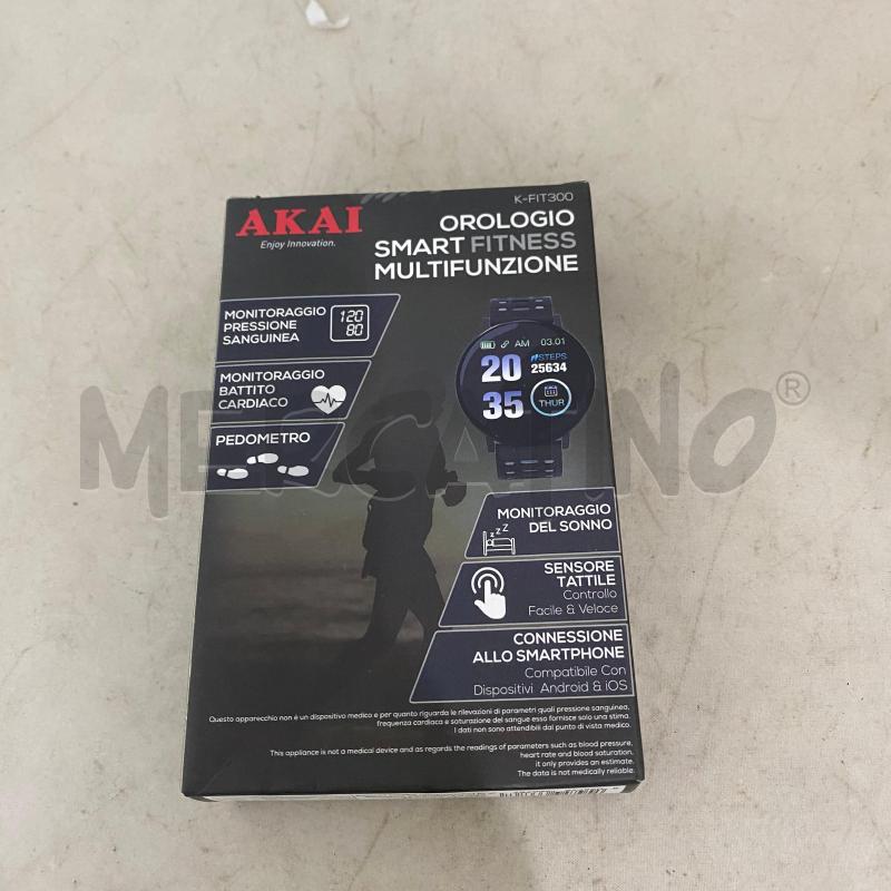 SMARTWATCH AKAI NERO | Mercatino dell'Usato Lago patria - giugliano in c. 2