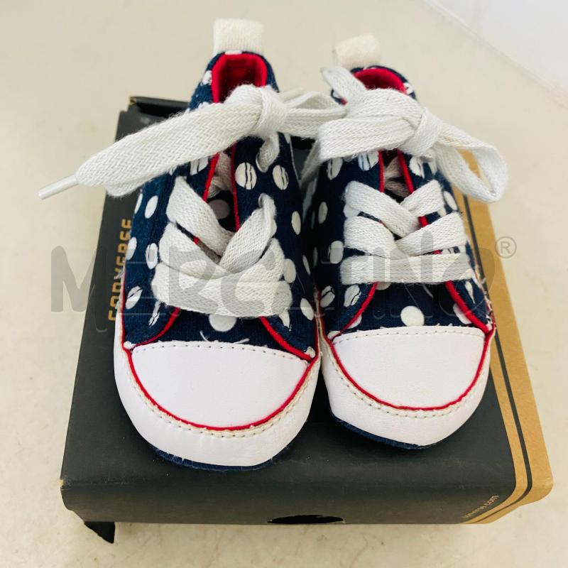 SNEAKERS BAMBINO CONVERDE BLU POIS BIANCHI | Mercatino dell'Usato Lago patria - giugliano in c. 2