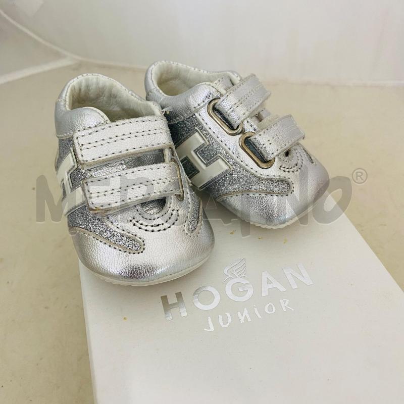 SNEAKERS BAMBINO HOGAN ARGENTO LOGO LUREX | Mercatino dell'Usato Lago patria - giugliano in c. 1