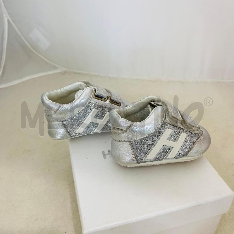 SNEAKERS BAMBINO HOGAN ARGENTO LOGO LUREX | Mercatino dell'Usato Lago patria - giugliano in c. 4