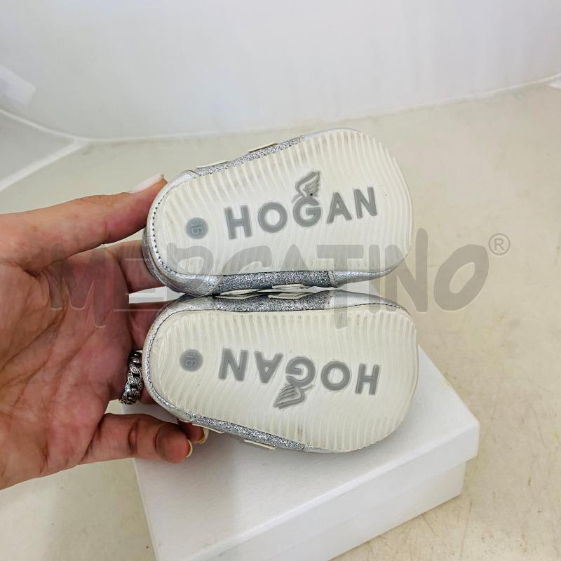 SNEAKERS BAMBINO HOGAN ARGENTO LOGO LUREX | Mercatino dell'Usato Lago patria - giugliano in c. 5