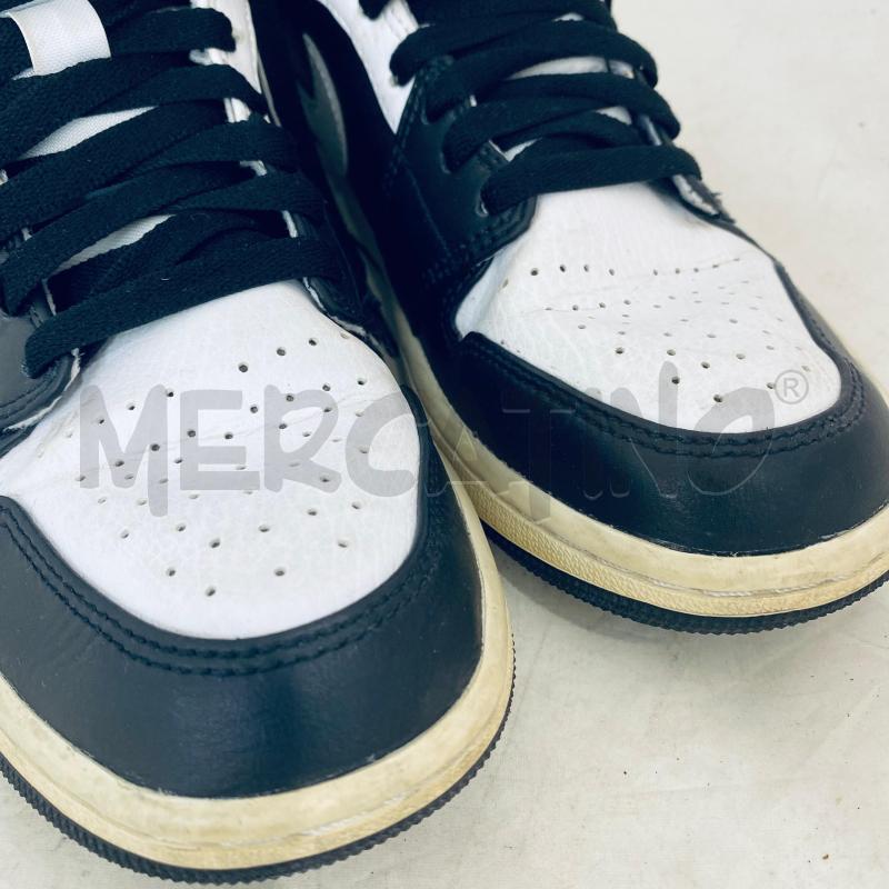 SNEAKERS DONNA JORDAN 1 MID NERO BIANCO GRIGIO | Mercatino dell'Usato Lago patria - giugliano in c. 2