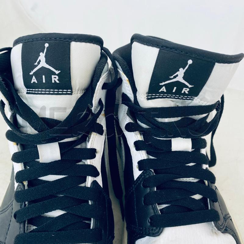 SNEAKERS DONNA JORDAN 1 MID NERO BIANCO GRIGIO | Mercatino dell'Usato Lago patria - giugliano in c. 3
