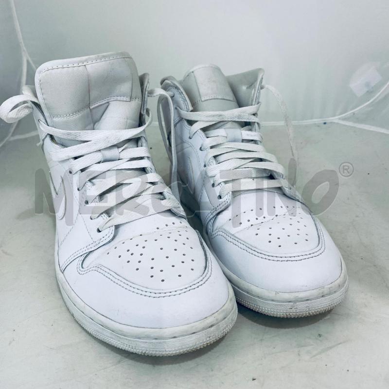 SNEAKERS NIKE AIR JORDAN 1  BIANCHE | Mercatino dell'Usato Lago patria - giugliano in c. 1
