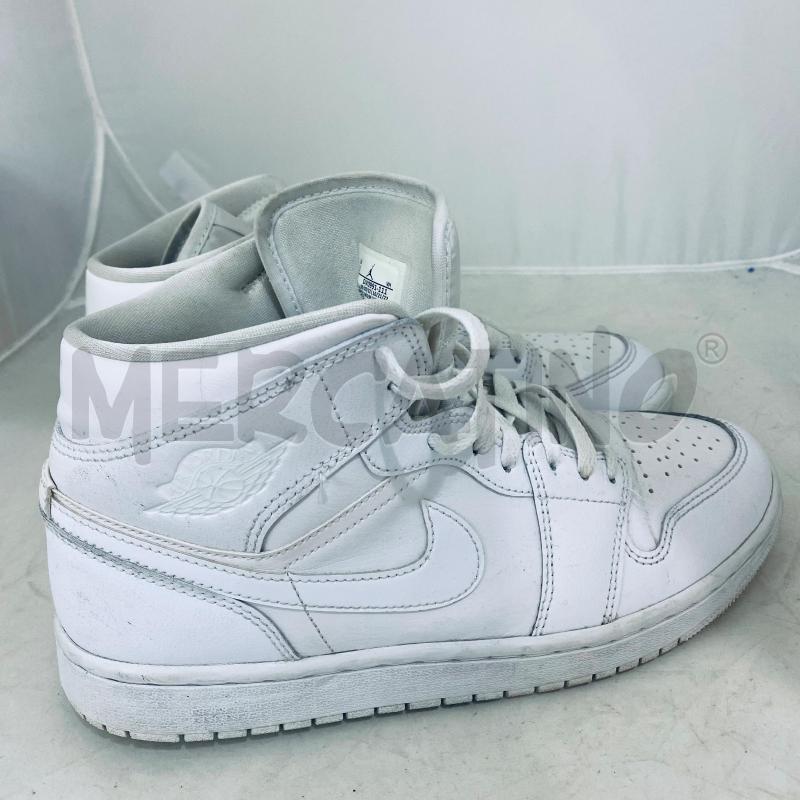 SNEAKERS NIKE AIR JORDAN 1  BIANCHE | Mercatino dell'Usato Lago patria - giugliano in c. 2