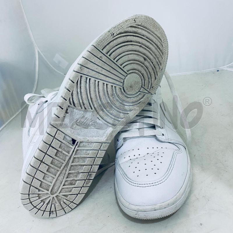 SNEAKERS NIKE AIR JORDAN 1  BIANCHE | Mercatino dell'Usato Lago patria - giugliano in c. 4