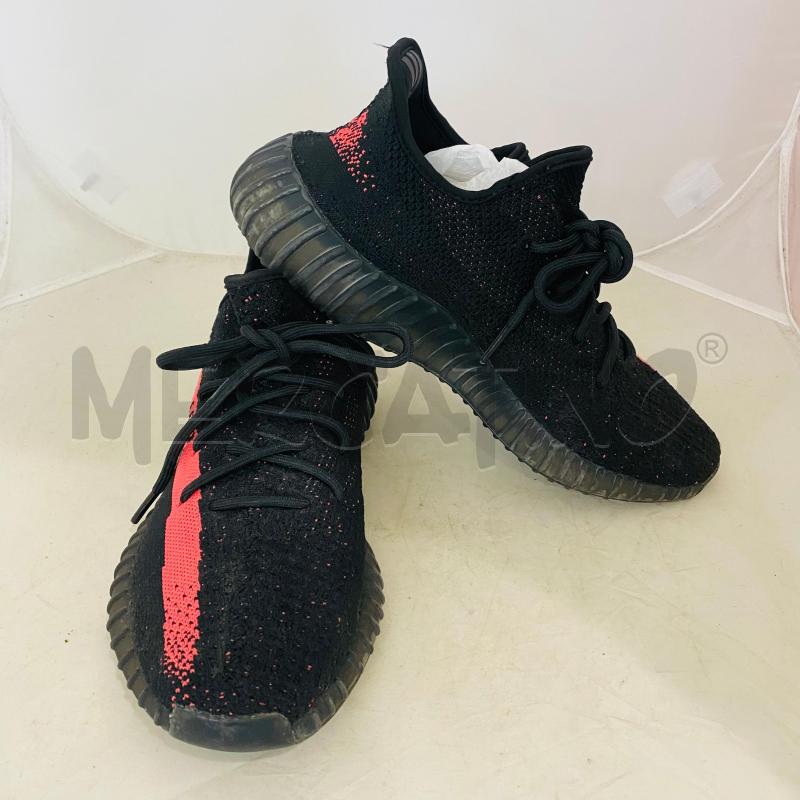 SNEAKERS UOMO ADIDAS YEEZY BOOST 350 NERO PROFILO ROSSO | Mercatino dell'Usato Lago patria - giugliano in c. 1
