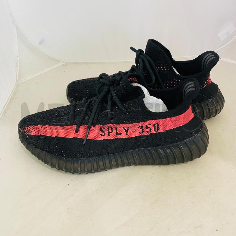 SNEAKERS UOMO ADIDAS YEEZY BOOST 350 NERO PROFILO ROSSO | Mercatino dell'Usato Lago patria - giugliano in c. 3