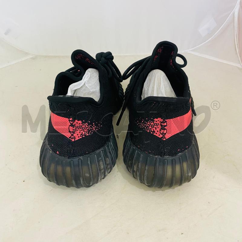 SNEAKERS UOMO ADIDAS YEEZY BOOST 350 NERO PROFILO ROSSO | Mercatino dell'Usato Lago patria - giugliano in c. 4
