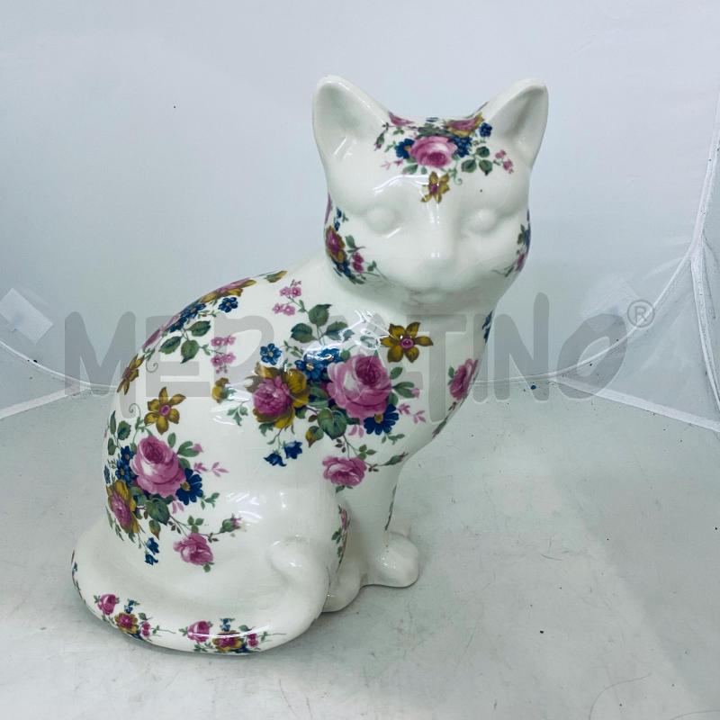 SOPRAMMOBILE GATTO ALPHA OMEGA STAFFORDSHIRE ENGLAND FLOREALE | Mercatino dell'Usato Lago patria - giugliano in c. 1