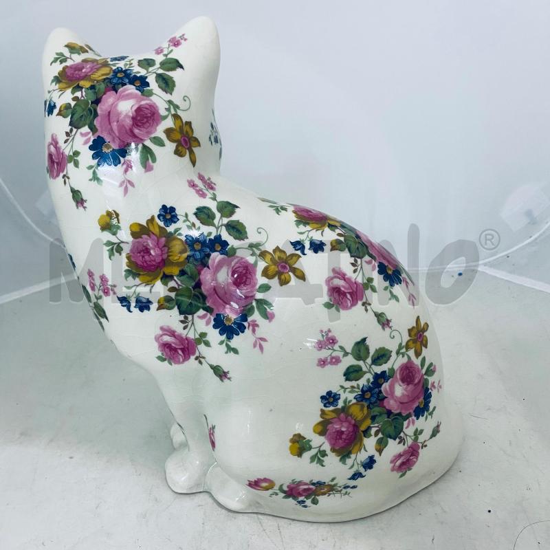SOPRAMMOBILE GATTO ALPHA OMEGA STAFFORDSHIRE ENGLAND FLOREALE | Mercatino dell'Usato Lago patria - giugliano in c. 3