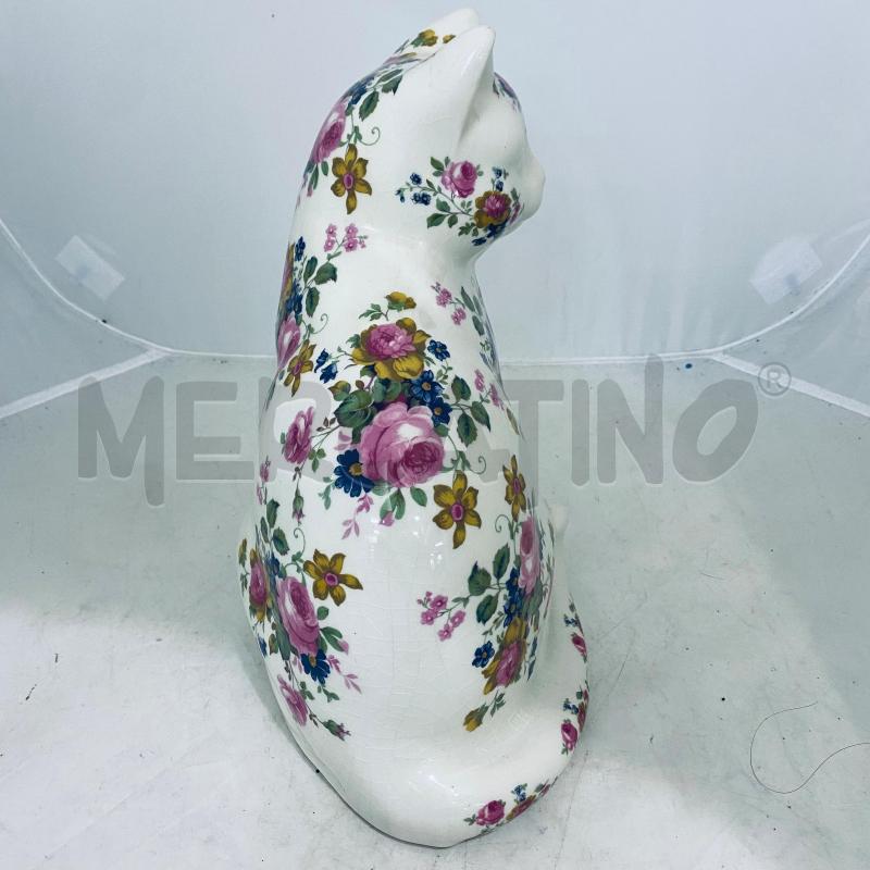 SOPRAMMOBILE GATTO ALPHA OMEGA STAFFORDSHIRE ENGLAND FLOREALE | Mercatino dell'Usato Lago patria - giugliano in c. 4