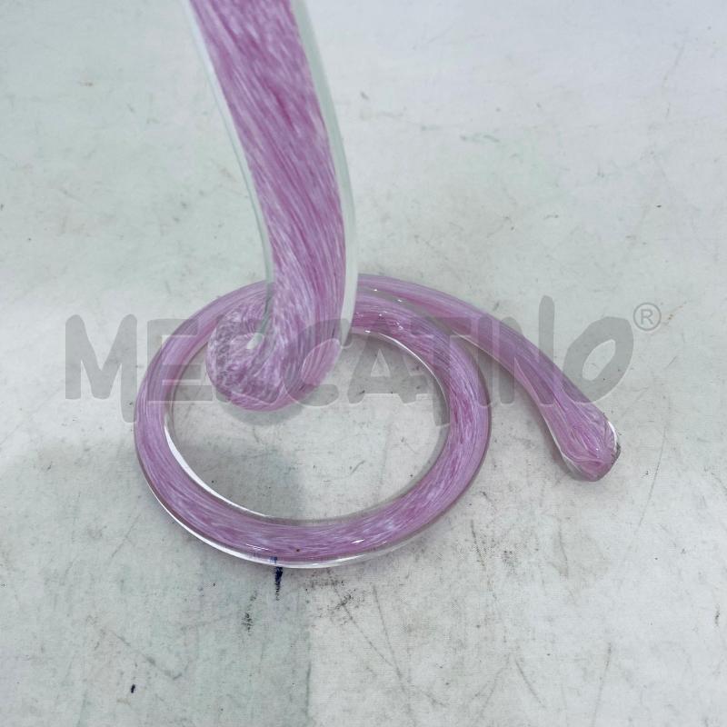 SOPRAMMOBILE SERPENTE VETRO ROSA | Mercatino dell'Usato Lago patria - giugliano in c. 4