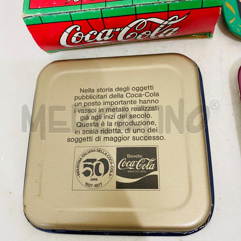 SOTTO BICCHIERI COCA COLA IN LATTA PZ3 | Mercatino dell'Usato Lago patria - giugliano in c. 3