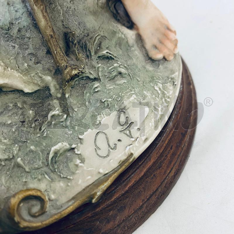 STATUA GIUSEPPE ARMANI CAPODIMONTE PASTORELLO CON PECORA | Mercatino dell'Usato Lago patria - giugliano in c. 2