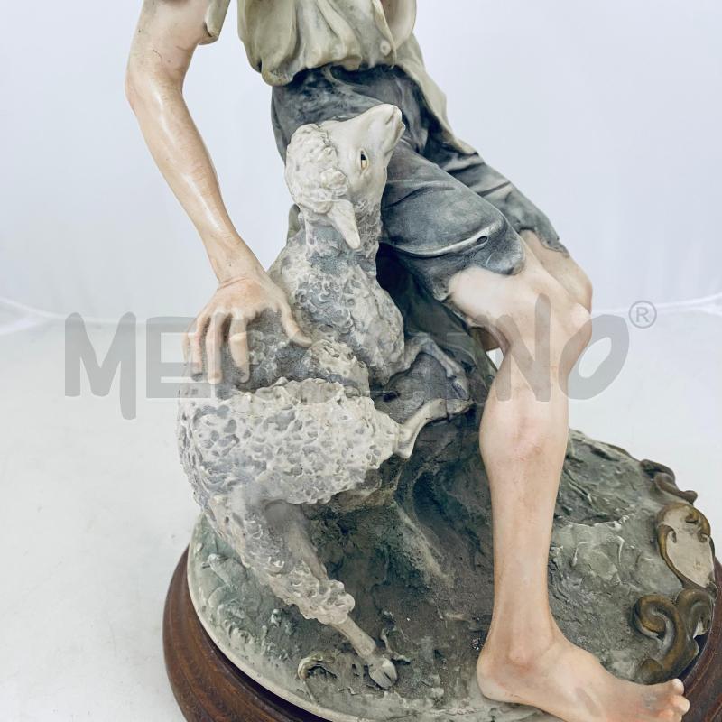 STATUA GIUSEPPE ARMANI CAPODIMONTE PASTORELLO CON PECORA | Mercatino dell'Usato Lago patria - giugliano in c. 4
