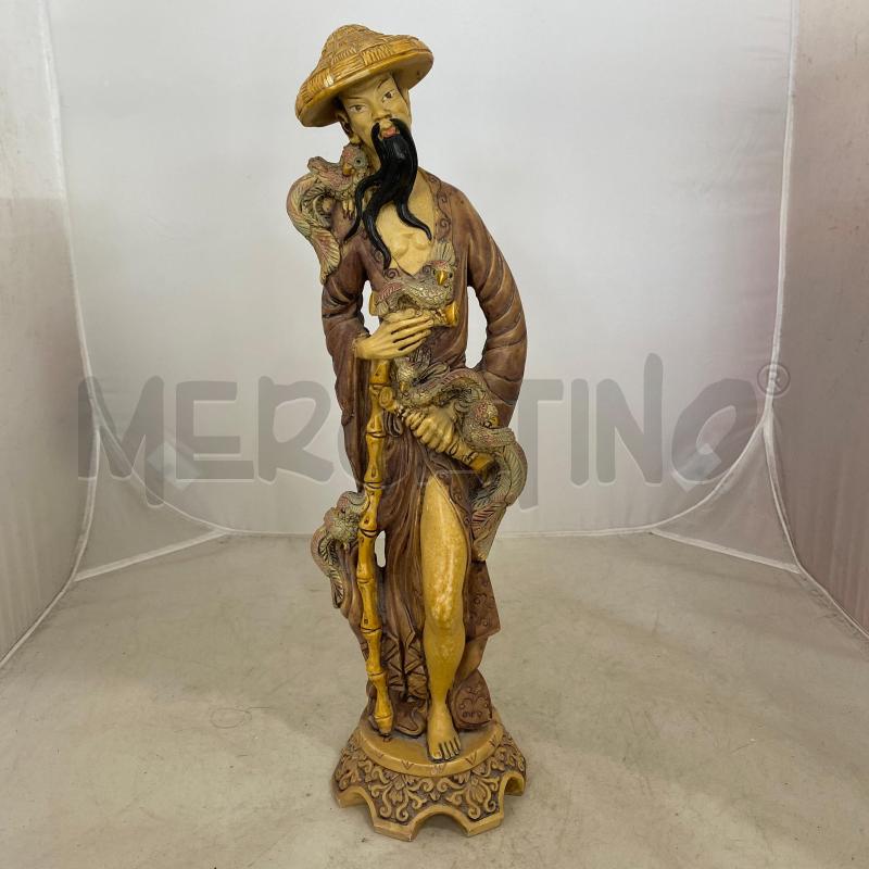 STATUINA UOMO CINESE ORIENTALE  | Mercatino dell'Usato Lago patria - giugliano in c. 1