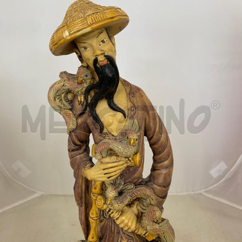 STATUINA UOMO CINESE ORIENTALE  | Mercatino dell'Usato Lago patria - giugliano in c. 2