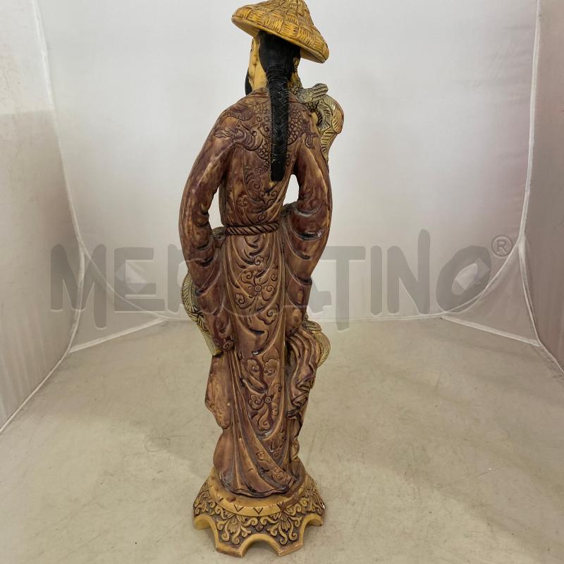 STATUINA UOMO CINESE ORIENTALE  | Mercatino dell'Usato Lago patria - giugliano in c. 4