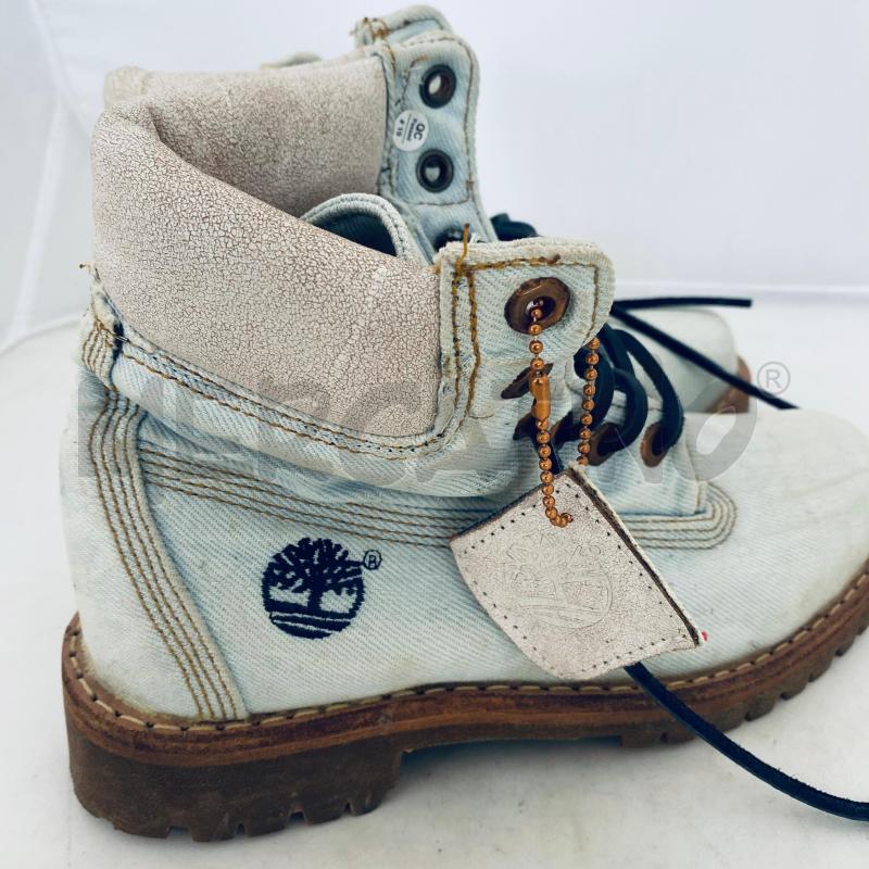 STIVALETTI DONNA TIMBERLAND JEANS CHIARO SUOLA MARRONE GOMMA | Mercatino dell'Usato Lago patria - giugliano in c. 2