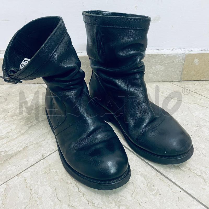 STIVALI DONNA BIKKEMBERGS NERI PELLE FIBIA  | Mercatino dell'Usato Lago patria - giugliano in c. 1