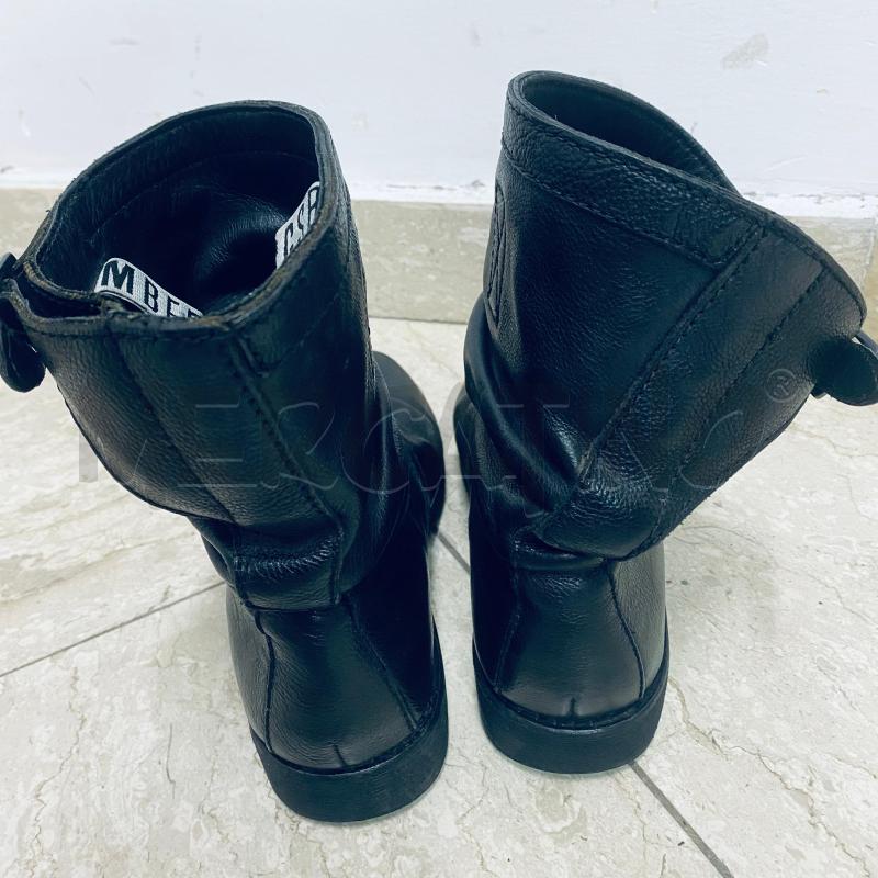 STIVALI DONNA BIKKEMBERGS NERI PELLE FIBIA  | Mercatino dell'Usato Lago patria - giugliano in c. 3