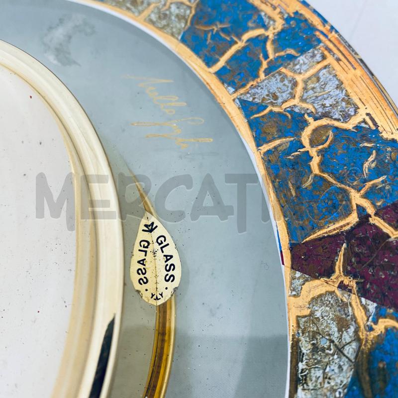 SVUOTA TASCHE NELLO GIGLI  VETRO BORDO MOSAICO CENTRO DORATO | Mercatino dell'Usato Lago patria - giugliano in c. 5