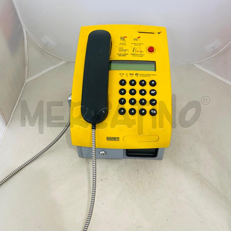 TELEFONO A GETTONI SAIET GIALLO | Mercatino dell'Usato Lago patria - giugliano in c. 1