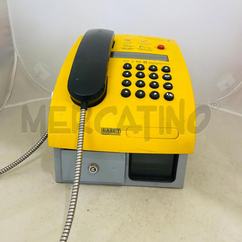 TELEFONO A GETTONI SAIET GIALLO | Mercatino dell'Usato Lago patria - giugliano in c. 2