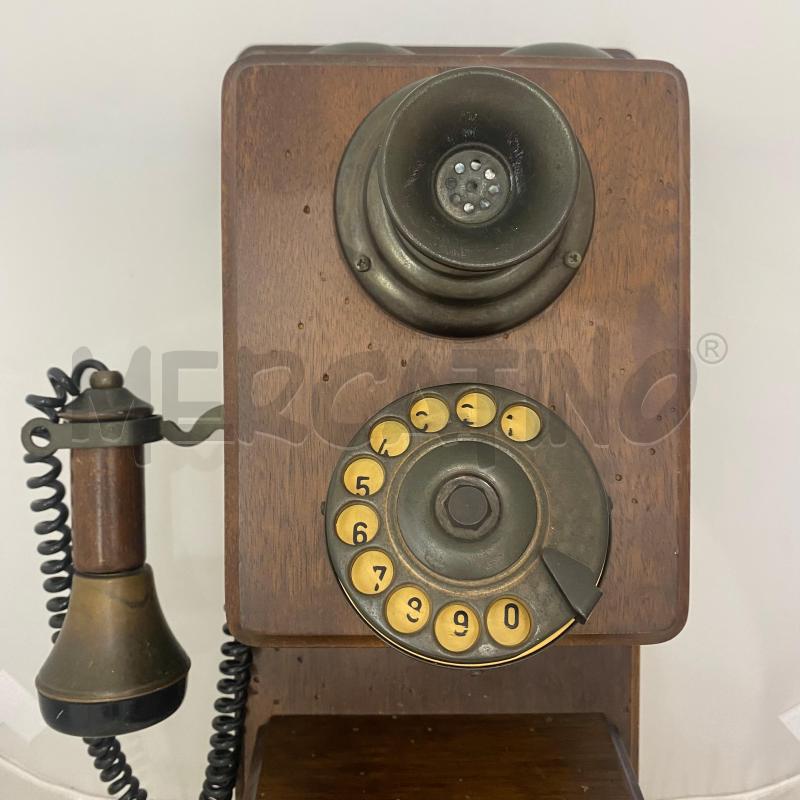 TELEFONO DA MURO VECCHIO MODELLO IN LEGNO | Mercatino dell'Usato Lago patria - giugliano in c. 2