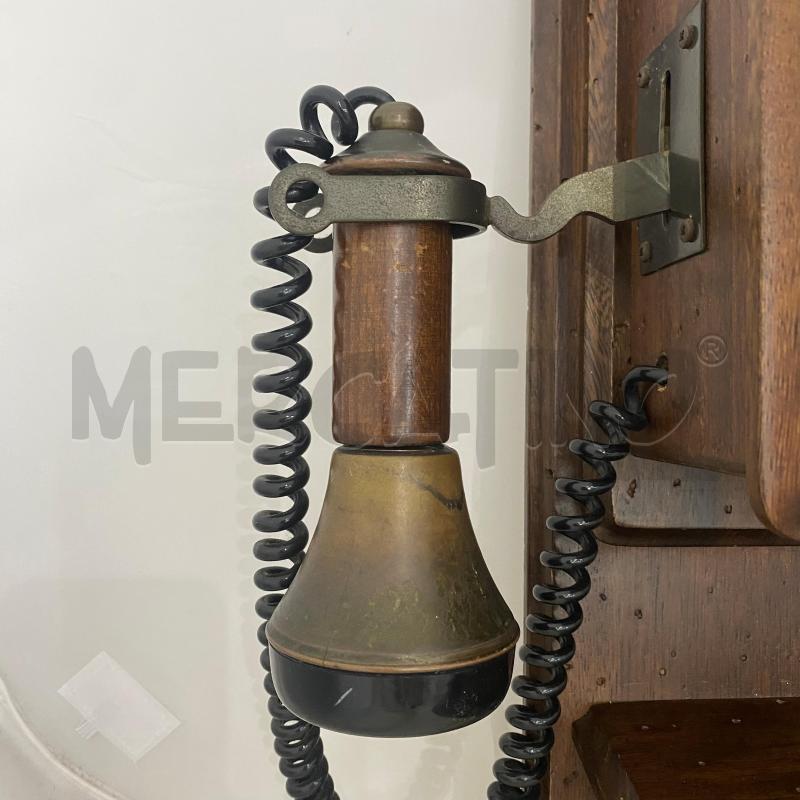 TELEFONO DA MURO VECCHIO MODELLO IN LEGNO | Mercatino dell'Usato Lago patria - giugliano in c. 4