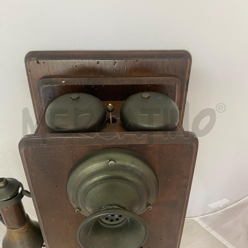 TELEFONO DA MURO VECCHIO MODELLO IN LEGNO | Mercatino dell'Usato Lago patria - giugliano in c. 5