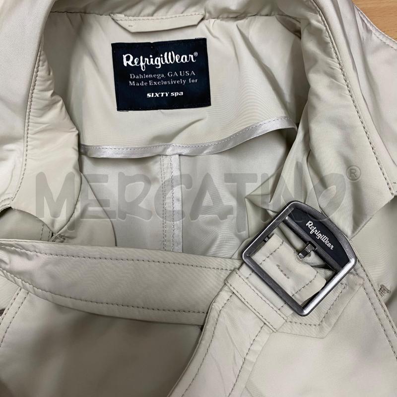 TRENCH DONNA REFRIGIWEAR BEIGE CHIARO CON CINTURA  | Mercatino dell'Usato Lago patria - giugliano in c. 5