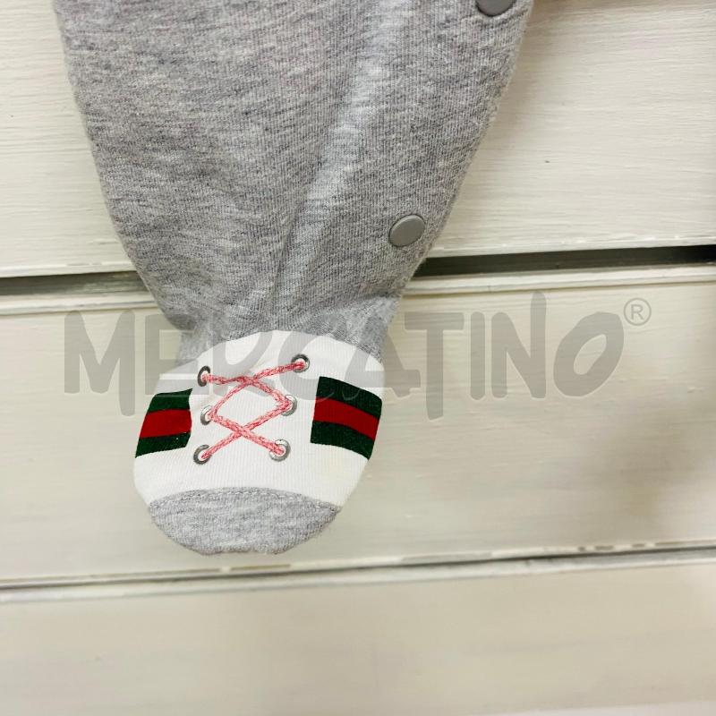 TUTA BAMBINO GUCCI GRIGIA SCRITTA VERDE  | Mercatino dell'Usato Lago patria - giugliano in c. 3