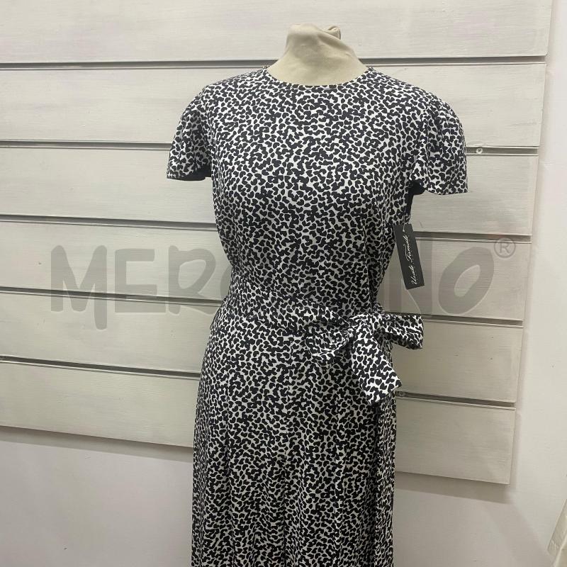 TUTA DONNA MICHALE KORS NERA BIANCA CON CINTURA  | Mercatino dell'Usato Lago patria - giugliano in c. 1
