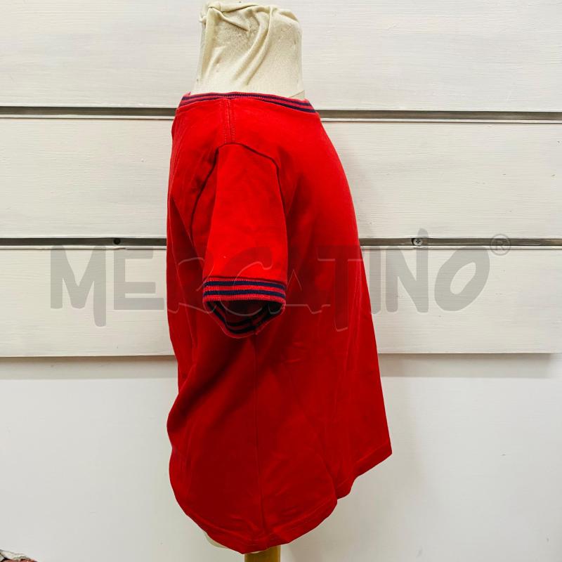 T SHIRT BAMBINO RALPH LAURAN ROSSA LOGO BLU  | Mercatino dell'Usato Lago patria - giugliano in c. 3