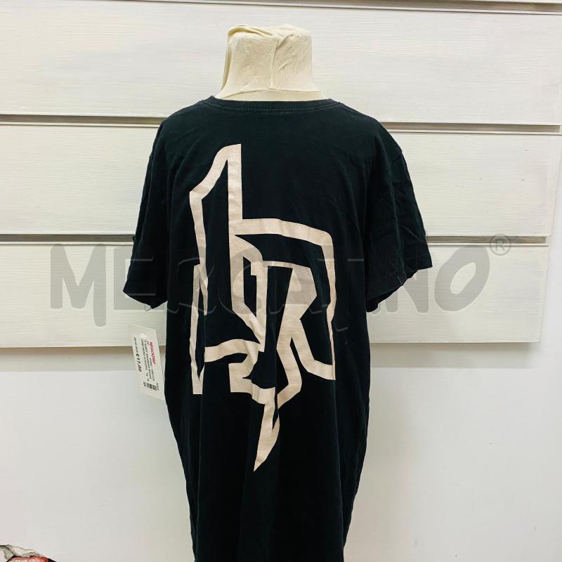 T SHIRT BAMBINO RICHMOND NERO STAMPO ROSA CHIARO  | Mercatino dell'Usato Lago patria - giugliano in c. 1